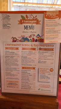 Il Barzaghin à Brenna menu