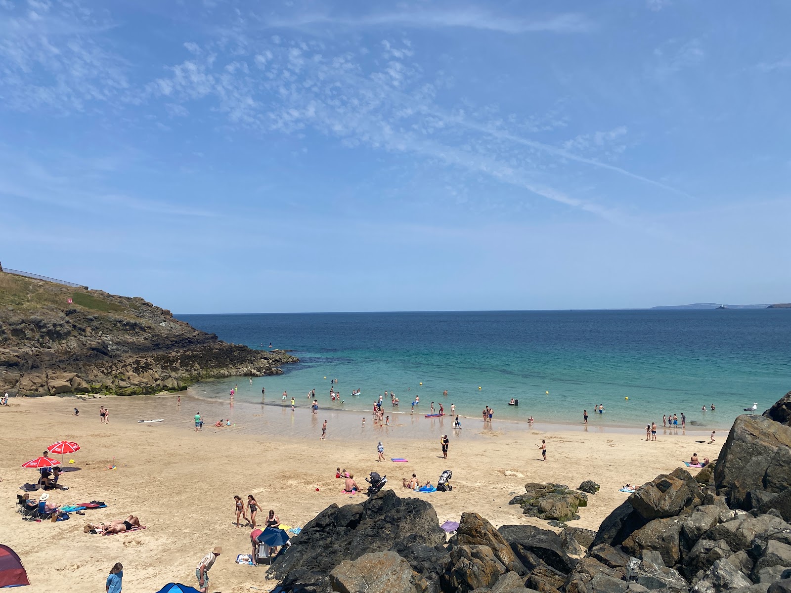 Foto di Porthgwidden Beach con molto pulita livello di pulizia