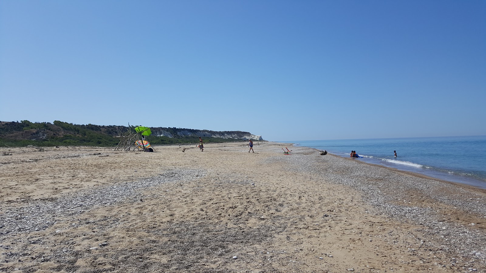 Foto van Spiaggia di Capo Bianco met laag niveau van netheid