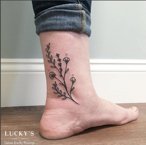 Explore half sleeve forearm tattoo ideas, creative tattoo ideas in Cambridge, available at Luckys Tattoo and Piercing