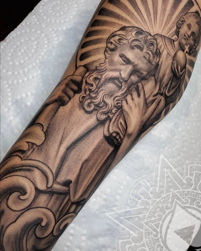 Explore horror tattoo ideas simple, creative tattoo ideas in San Antonio, available at Firme Copias Tattoo Studio