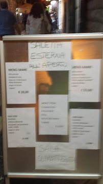 Pizzeria La Bodeguita à Trani (le menu)