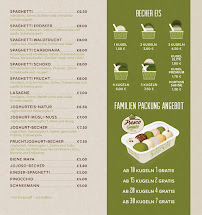 Carte du Eiscafé Fresco Gelato à Merseburg