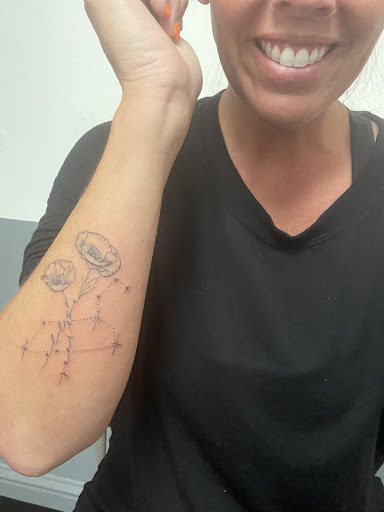 Explore sister tattoo ideas, creative tattoo ideas in Charlotte, available at Black Cloud Tattoo & Piercing