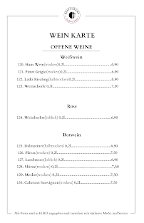 Restaurant Dubrovnik à Hamburg menu