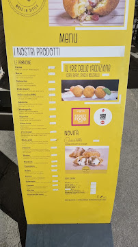 Menu du Sfrigola Palermo à Palermo