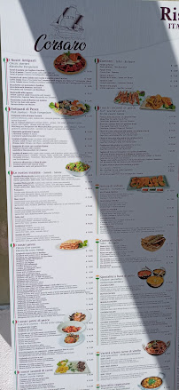 Menu du Ristorante Pizzeria Corsaro à Riva del Garda