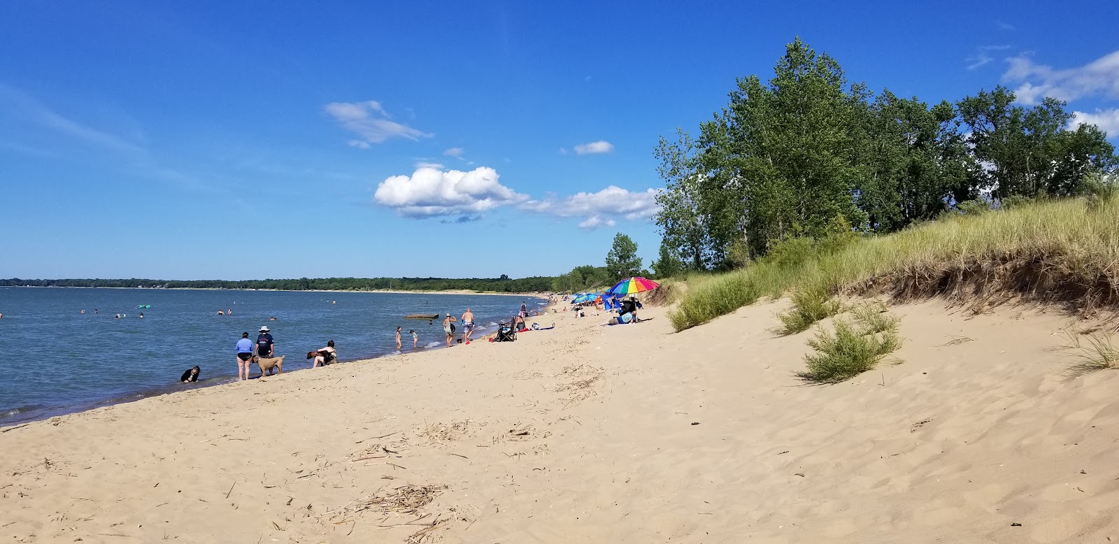 Photo of Port Crescent State Park Beach with bright sand surface