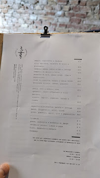 Menu / carte de Osteria San Biagio à Fabriano