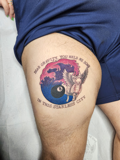 Explore freddy tattoo ideas, creative tattoo ideas in New Orleans, available at Lucky Dagger Tattoo