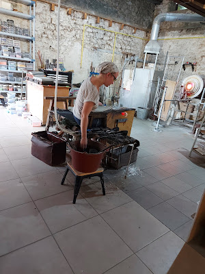 Floriane Tourrilhes Souffleuse de Verre à Boivre-la-Vallée