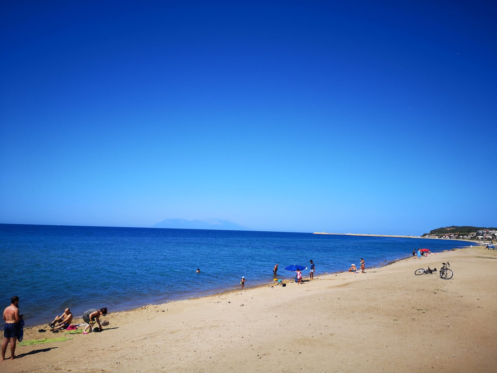 Fotografija Gulcavus beach z svetel fin pesek površino