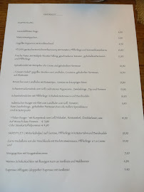 Restaurant allemand Kellers Keller à Ruppertsberg (le menu)
