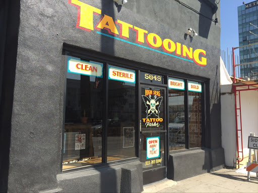 Tattoo Shop «High Seas Tattoo Parlor», reviews and photos, 7522 Melrose Ave, Los Angeles, CA 90046, USA