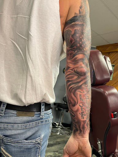 Explore tattoo ideas for guys chest, creative tattoo ideas in Des Moines, available at Skin Kitchen Tattoo