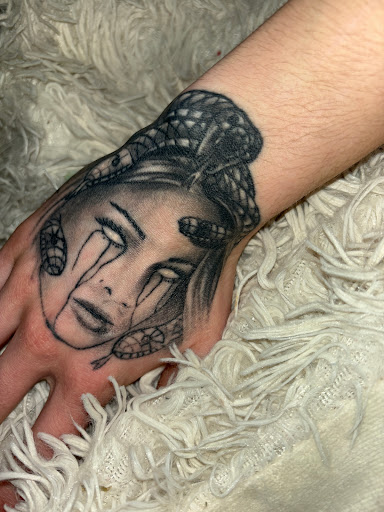 Explore genshin tattoo ideas, creative tattoo ideas in La Crosse, available at Nickel & Brass Tattoo Collective