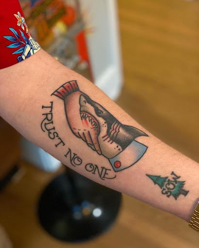 Explore inosuke tattoo ideas, creative tattoo ideas in Wappingers Falls, available at Graceland Tattoo
