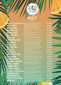 Menu du Aloisi Sushi Gourmet Roseto à Roseto degli Abruzzi