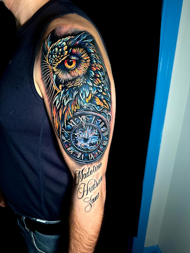 Explore music inspired tattoo ideas, creative tattoo ideas in Tampa, available at Emphasis Tattoo