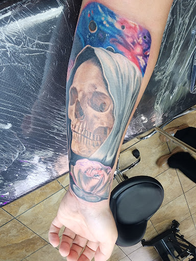 Explore mobster tattoo ideas, creative tattoo ideas in Colorado Springs, available at West Side Tattoo