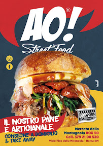 Restaurant de hamburgers AO StreetFood Market Lab à Rome - menu / carte