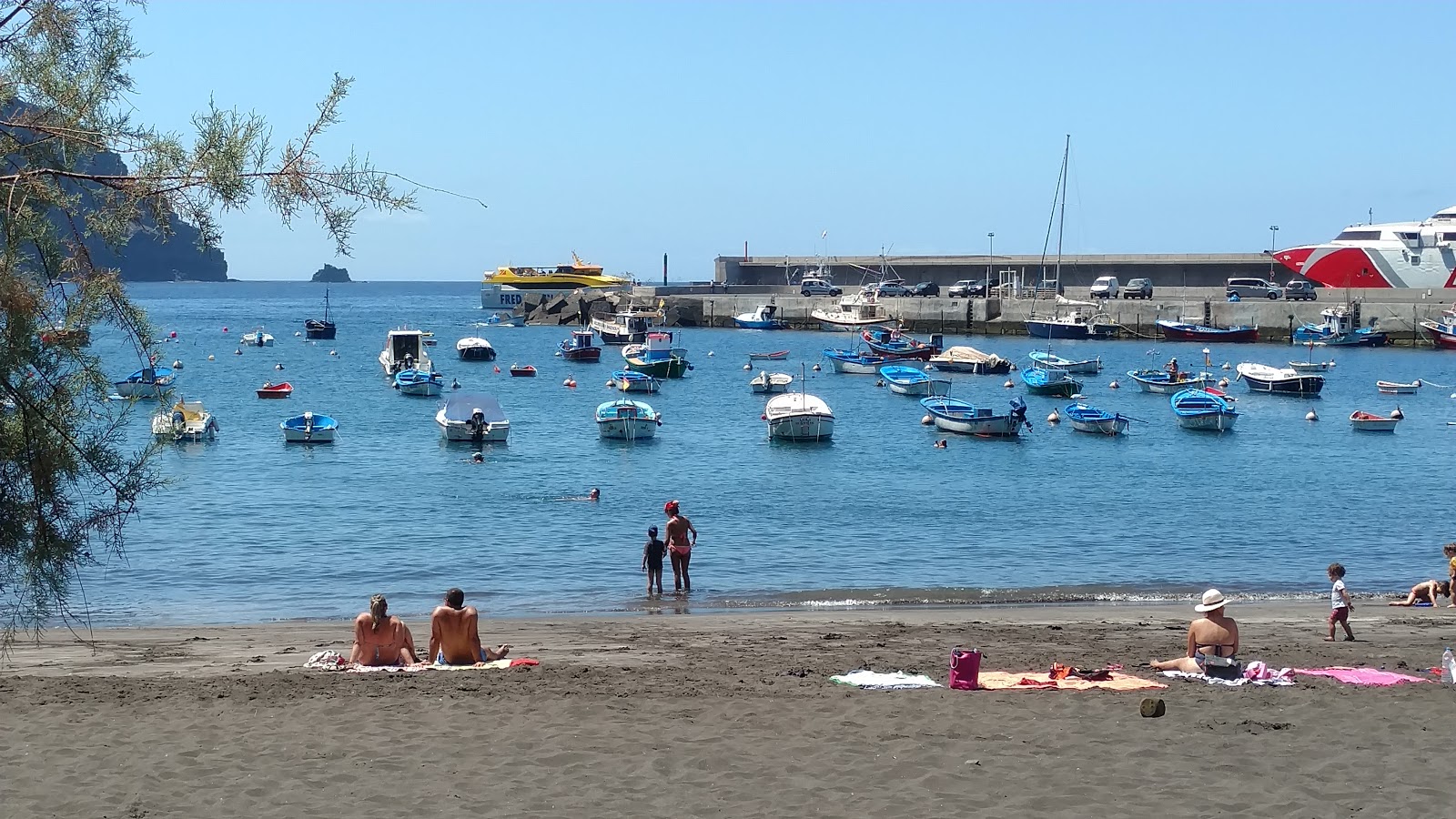 Foto av Playa De Vueltas med rak strand