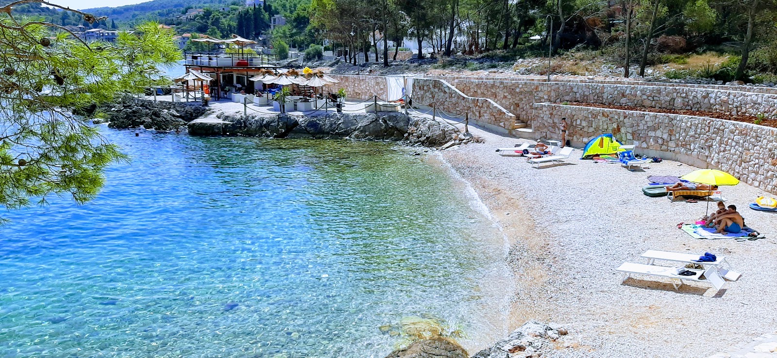 Foto von Africa's beach mit türkisfarbenes wasser Oberfläche