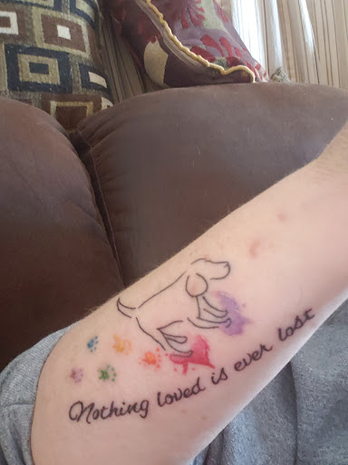 Explore shoulder tattoo idea, creative tattoo ideas in Council Bluffs, available at Lil Bros Tattoo