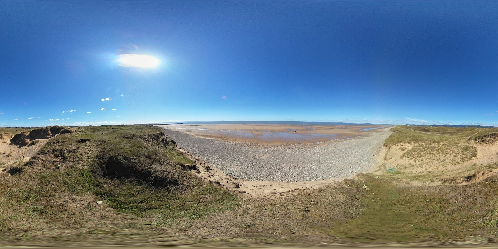 Foto de Praia Sker com linha costeira longa e reta