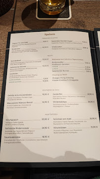 Menu du Restaurant Platzhirsch am Schlosseck à Dresden