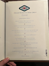 Le Violon d'Ingres à Paris menu