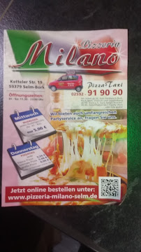 Pizzeria Pizzeria Milano Lieferservice à Selm (la carte)