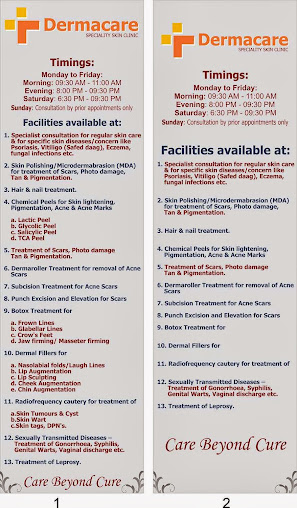 Dermacare Speciality Skin Clinic and Laser Centre - Dermacare Speciality Skin Clinic and Laser Centre