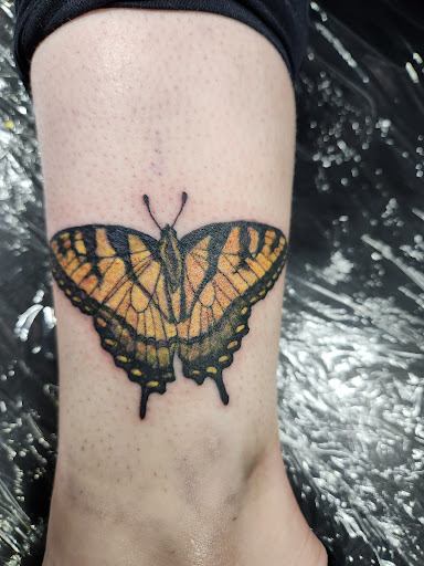 Explore mad max tattoo ideas, creative tattoo ideas in Pittsfield, available at Detail and Color Tattoo