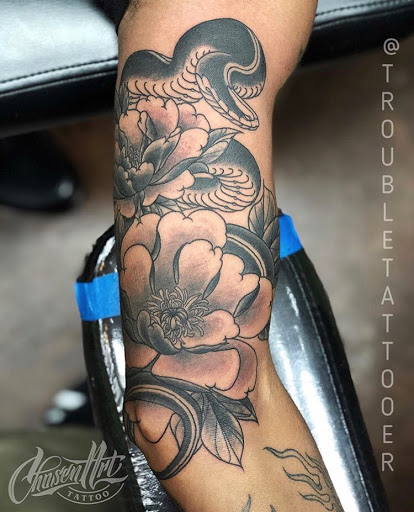 Explore mexican tattoo sleeve ideas, creative tattoo ideas in Glendale, available at Chosen Art Tattoo