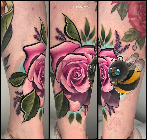 Explore sweet pea tattoo ideas, creative tattoo ideas in Sanford, available at Venom Ink Tattoo