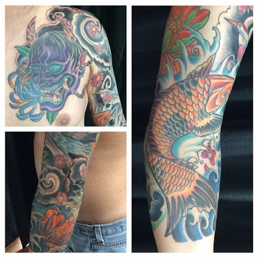 Explore circle tattoo cover up ideas, creative tattoo ideas in Tarpon Springs, available at Legendary Custom Tattoos and Piercings