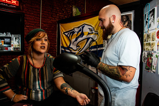 Tattoo Shop «Pride & Glory Tattoo Parlor», reviews and photos, 172 2nd Ave N #110, Nashville, TN 37201, USA