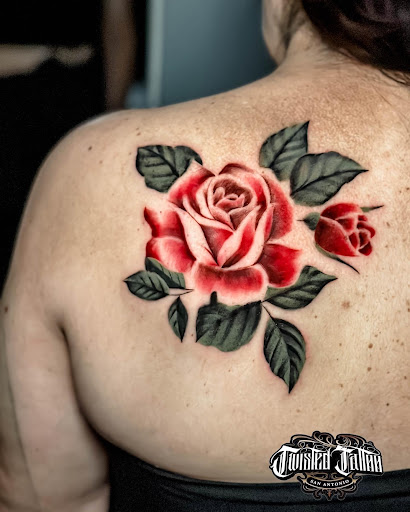 Explore saturn tattoo ideas, creative tattoo ideas in San Antonio, available at Twisted Tattoo