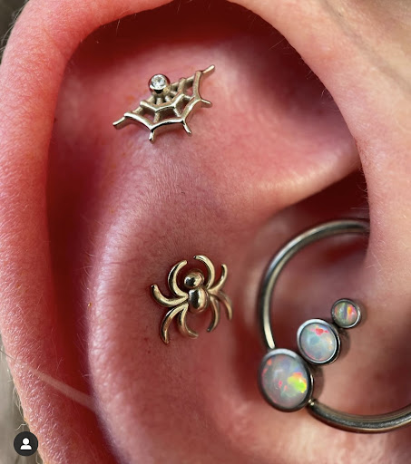 Explore darts tattoo ideas, creative tattoo ideas in Edison, available at Black Moon Piercing