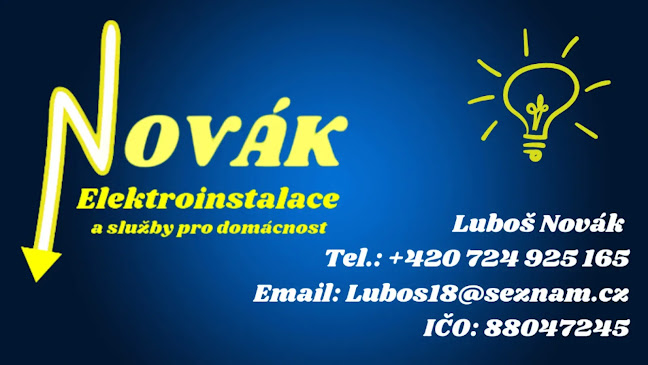 NOVÁK - ELEKTROINSTALACE - Plzeň