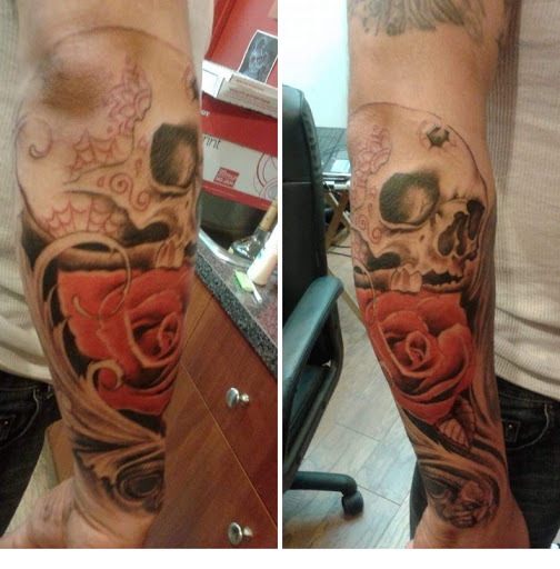 Explore milky way tattoo ideas, creative tattoo ideas in Hialeah, available at Allstar Tattoo & Body piercing