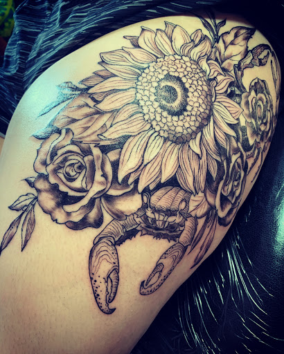 Explore name tattoo placement ideas, creative tattoo ideas in Yellow Springs, available at Yellow Springs INK Arts Collective