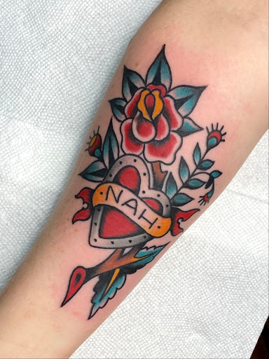 Explore easy flower tattoo ideas, creative tattoo ideas in Rutherfordton, available at Divine Arts Tattoo