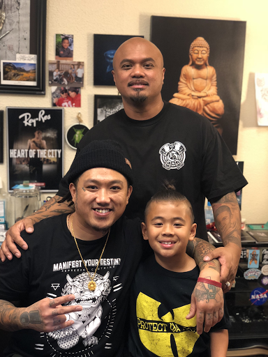 Find tattoo ideas on leg for your next unique tattoo in Fremont at Inkies Tattoo Studio