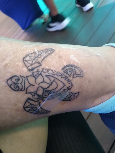 Explore wifes name tattoo ideas, creative tattoo ideas in Honolulu, available at Aloha Tattoo Waikiki Hilton Hawaiian Village Rainbow Bazaar
