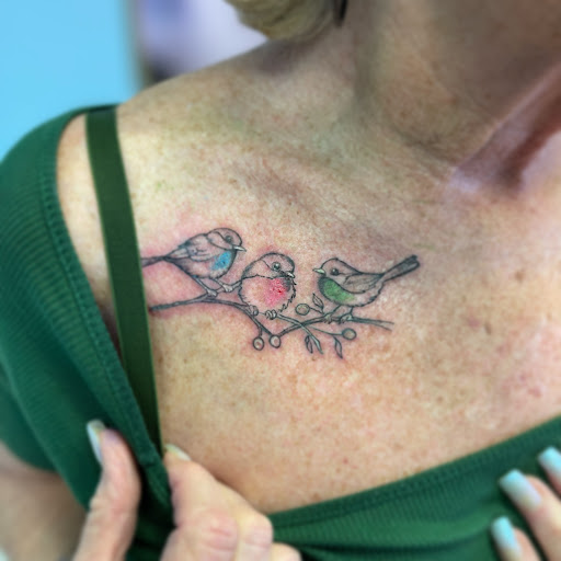 Explore ski mask tattoo ideas, creative tattoo ideas in Tehachapi, available at Briar Rose TATTOO