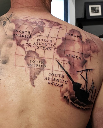 Explore aquarius tattoo ideas male, creative tattoo ideas in Orem, available at Hearts and Hands Tattoo and Piercing