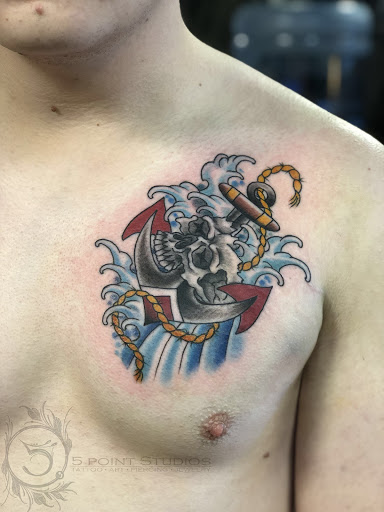 Tattoo Shop «5 Point Studios», reviews and photos, 1800 NW 86th St, Clive, IA 50325, USA