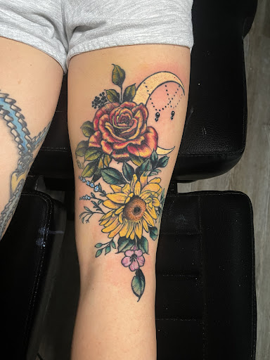 Explore colored tattoo ideas for men, creative tattoo ideas in Ocala, available at The Tattoo Gallery of Ocala LLC